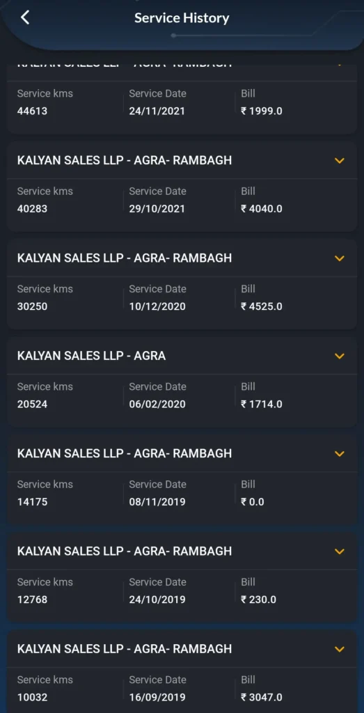 EV spare parts and fluids that require replacement during service